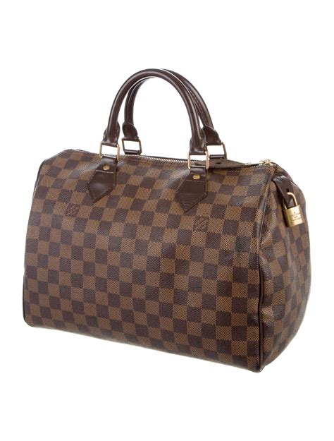 louis vuitton speedy 30 damier ebene fake|speedy 30 damier price.